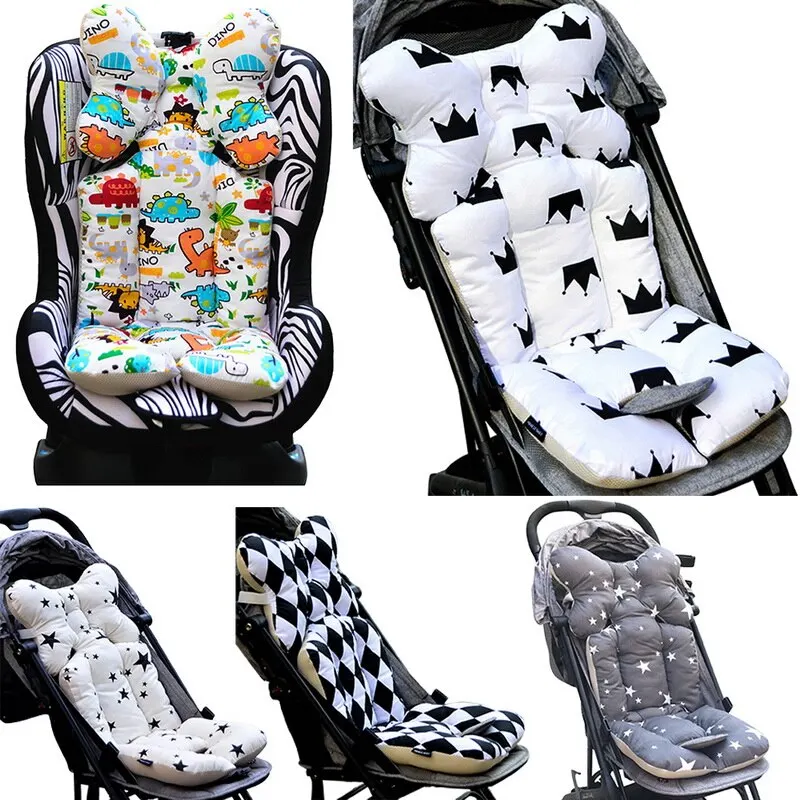 

Comfortable Baby Stroller Pad Car Seat Thick Cushions 0-8 Year Baby Kids Care High Chair Seat Cushion Pushchair Strollers Pads