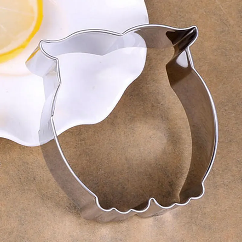 

Mini Stainless Steel Owl Cookie Cutting Dies Mold Kitchen DIY Cookie Cooking Cutter Cutting Dies Mold Cookie Decorating #MS053
