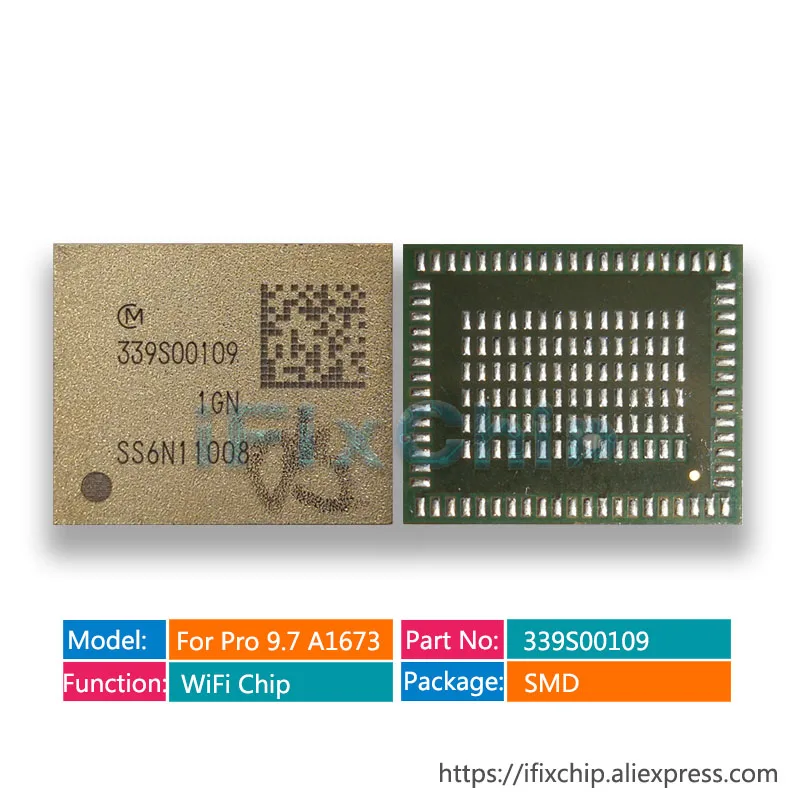 

1pcs-10pcs/lot 339S00109 wifi module for ipad 9.7 A1673 WiFi bluetooth chip For ipad pro wifi ic Wi-Fi module Wi-Fi Version