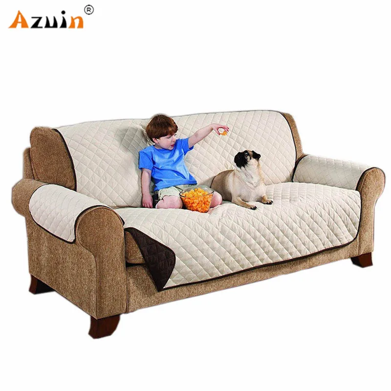 

Home Decor Sofa Couch Cover Furniture Protector Pet Dog Kids Mat Reversible Washable Removable Armrest Slipcovers