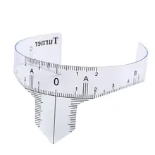 Микроблейдинг многоразовый макияж бровей мерка бровей направляющая линейка перманентные инструменты Y613