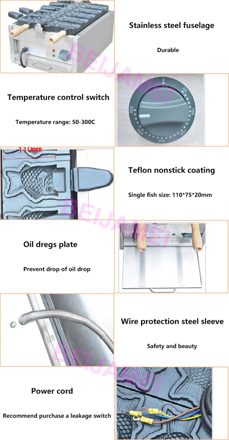 taiyaki machine details