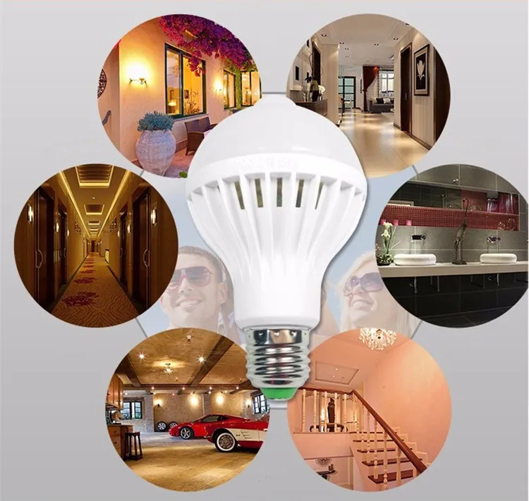 PIR motion senosr led lamp bulbs  smart light