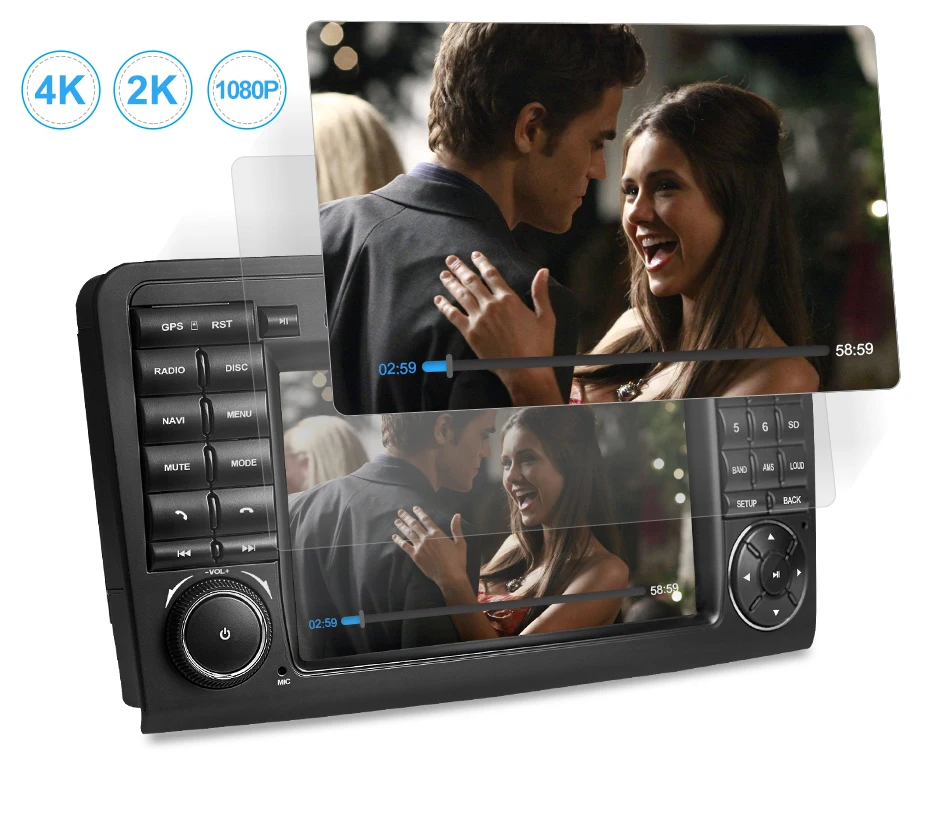 Flash Deal Isudar Car Multimedia Player 2 Din Android 9 For Mercedes/Benz/GL ML CLASS W164 ML350 GPS Auto Radio DVD Player DSP Octa Core FM 17
