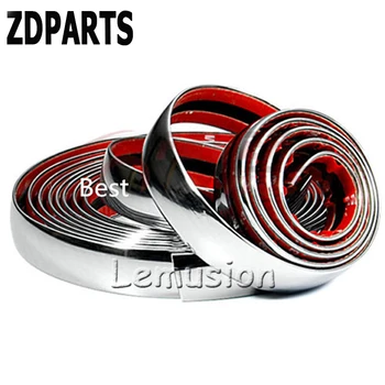 

ZDPARTS 5M Chrome Trim Car Molding Strip Decorate Sticker For Opel Astra J G Insignia Vectra c Peugeot 307 206 308 407 207 3008