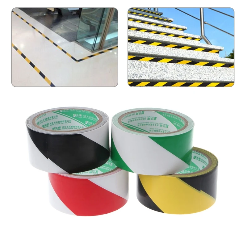 

PVC Hazard Safety Warning Tape Roll Self Adhesive Floor Warehouse