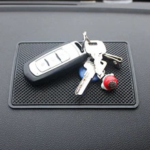 Горячая салона автомобиля Черный силиконовый противоскользящий для панелей, на липкой основе нескользящий коврик для телефона держатель для монет солнцезащитных очков