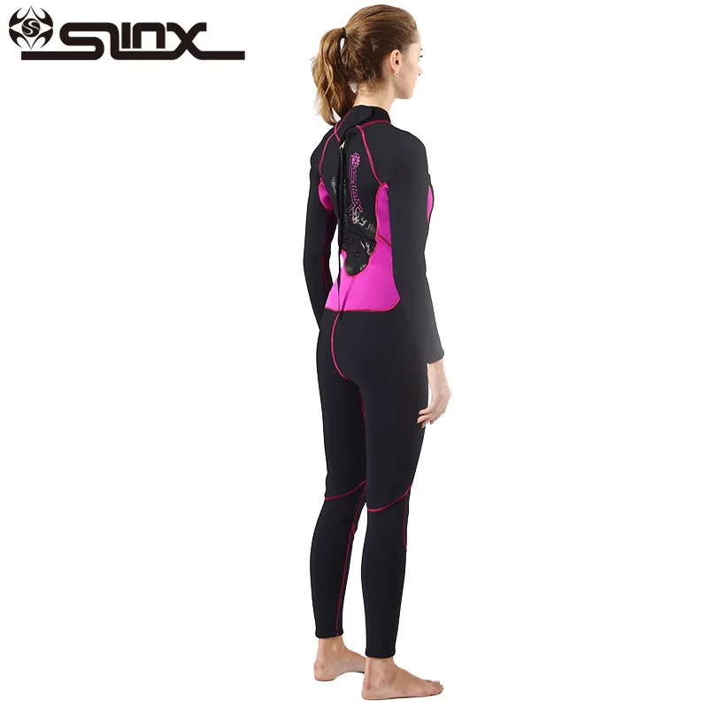 Slinx Women 3MM Neoprene Wetsuit Surfing Swimming Snorkeling Scuba Diving Suit 