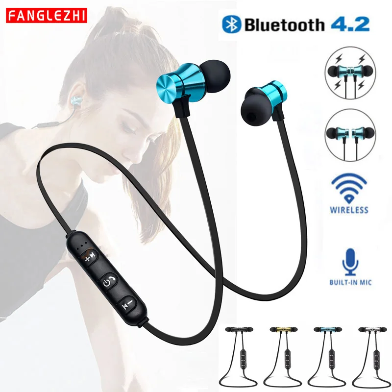XT11 беспроводные наушники Bluetooth магнитные спортивные водонепроницаемые басы