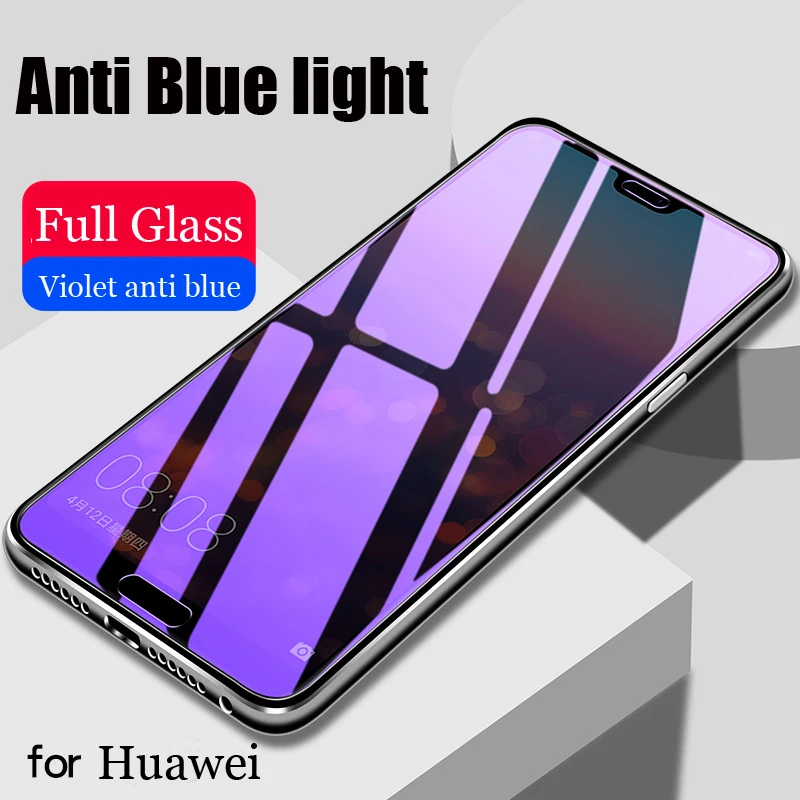 

VPOWER HD Full Tempered Glass Film For Huawei Honor 8X Max Screen Protector Anti-blue light For Huawei Nova 3i Glass Film