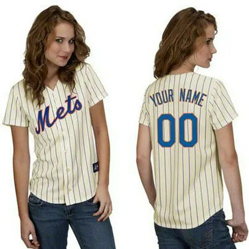 New York Mets women Baseball Jerseys customized Your Name Numberjersey