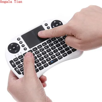 

P 2 in 1 Russian Mini i8 2.4G Wireless Gamepad Air Keyboard Mouse Combos Controller PC Google Android Smart Touch for TV Box