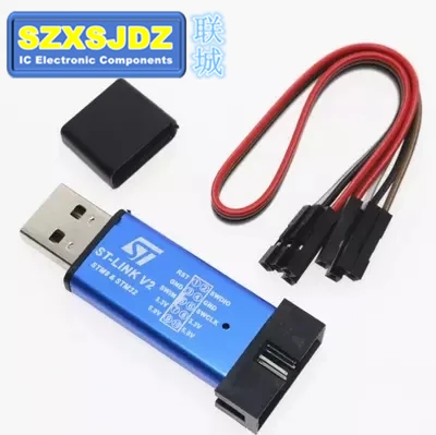 ST LINK Stlink ST-Link V2 Mini STM8 STM32 Simulator Download Programmer Programming With Cover A41 Imported chips can be upgrade |