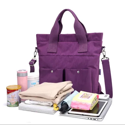 

2019 New Ladies Fashion Waterproof Oxford Tote Bag Casual Nylon Shoulder Bag Mummy Bag Large Capacity Canvas Bag