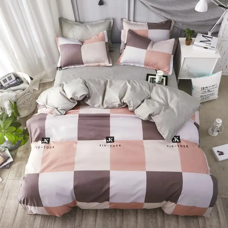 

Home Textile 4pcs Bedding Sets Fashion Casual Bed Linen Quilt/duvet Cover Bed Sheet
