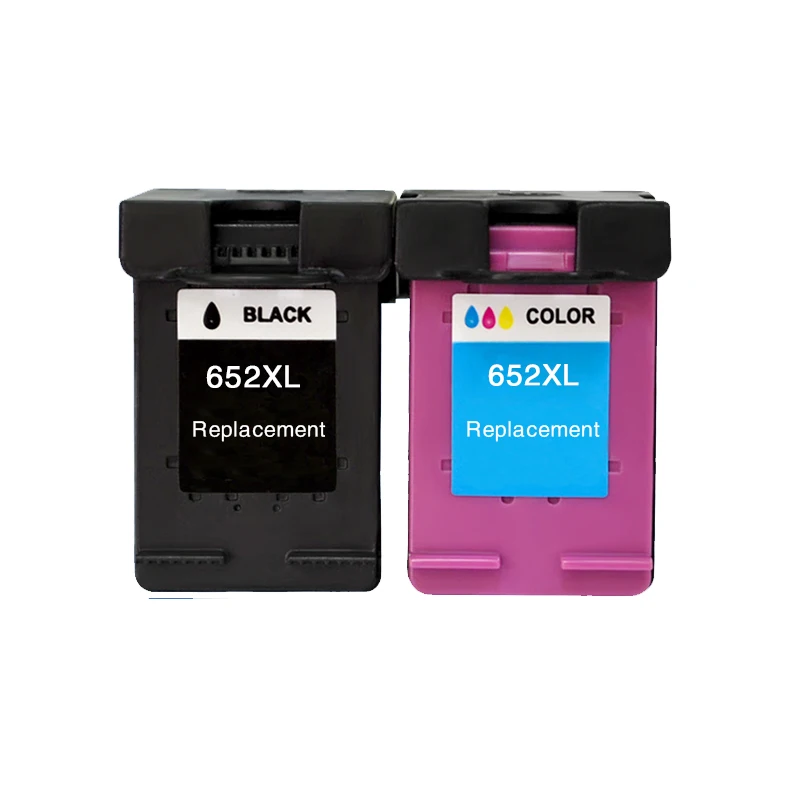 Совместимый картридж XiongCai для принтера HP 652 Deskjet 1115 2135 2136 2138 3635 3636 4536 4535 2 шт.|ink