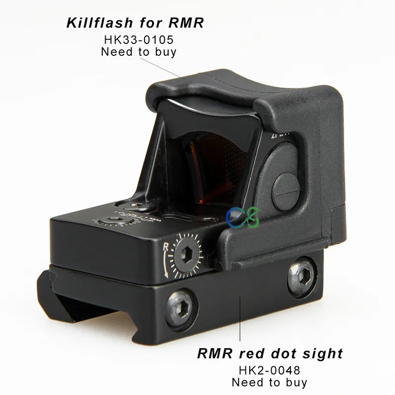 Trijicon RMR Killflash Kill Flash для мини красная точка для спорта на открытом воздухе охотничьи принадлежности gs33-0105