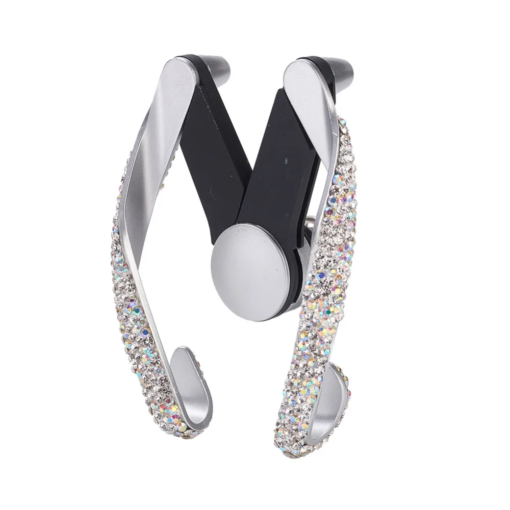 

Car Outlet Vent Phone Holder Mobile Support Shiny Diamond Phone Stand Auto Interior Decoration Accessories