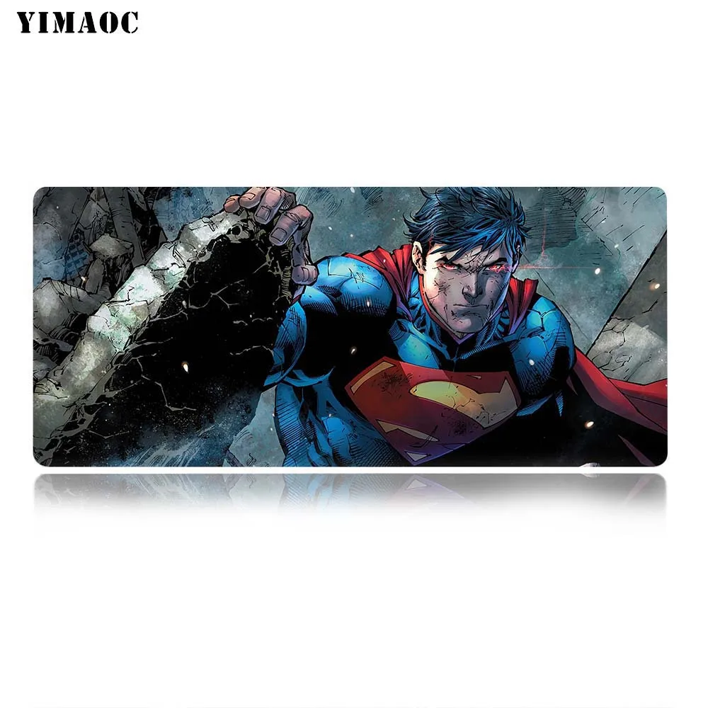Yomaoc DC Супермен коврик для мыши 40x90 см компьютерная коврик для мыши Противоскользящий натуральный резиновый игровой коврик для мыши - Цвет: MP7 40x90cm