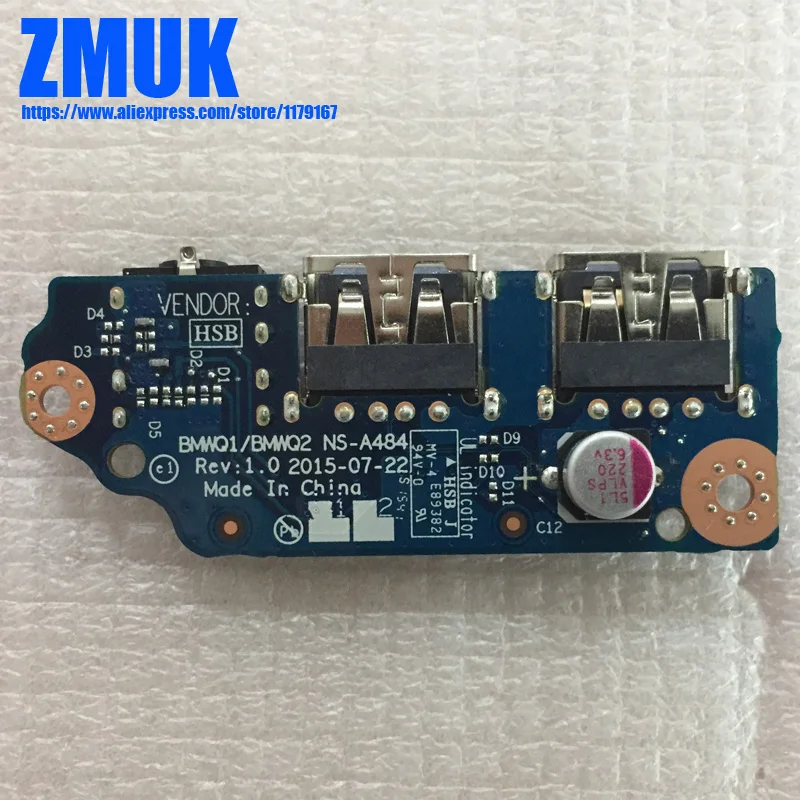 

USB и аудио Плата L30014 и 15ISK для Lenovo IdeaPad 300 Series, P/N 5C50K38228 NS-A484