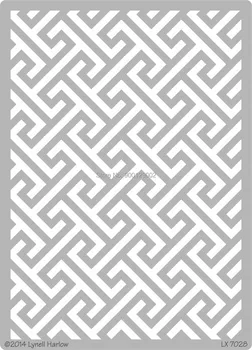 

Dreamweaver stencil embossing metal stencil LX 7028 I-beams