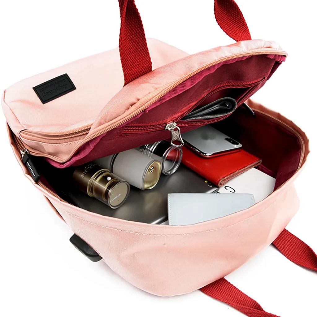 Бутылочка для кормления Изоляционные сумки USB Ткань Оксфорд пеленки сумка для хранения рюкзак мода водонепроницаемый большой емкости Сумки для подгузников