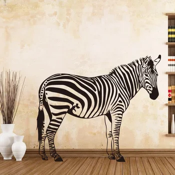 

Attractive Zebra PINTO Wall Stickers For Background wall Decal For Bedrooms Living Rooms Home Decoration Sticker Wallpaper