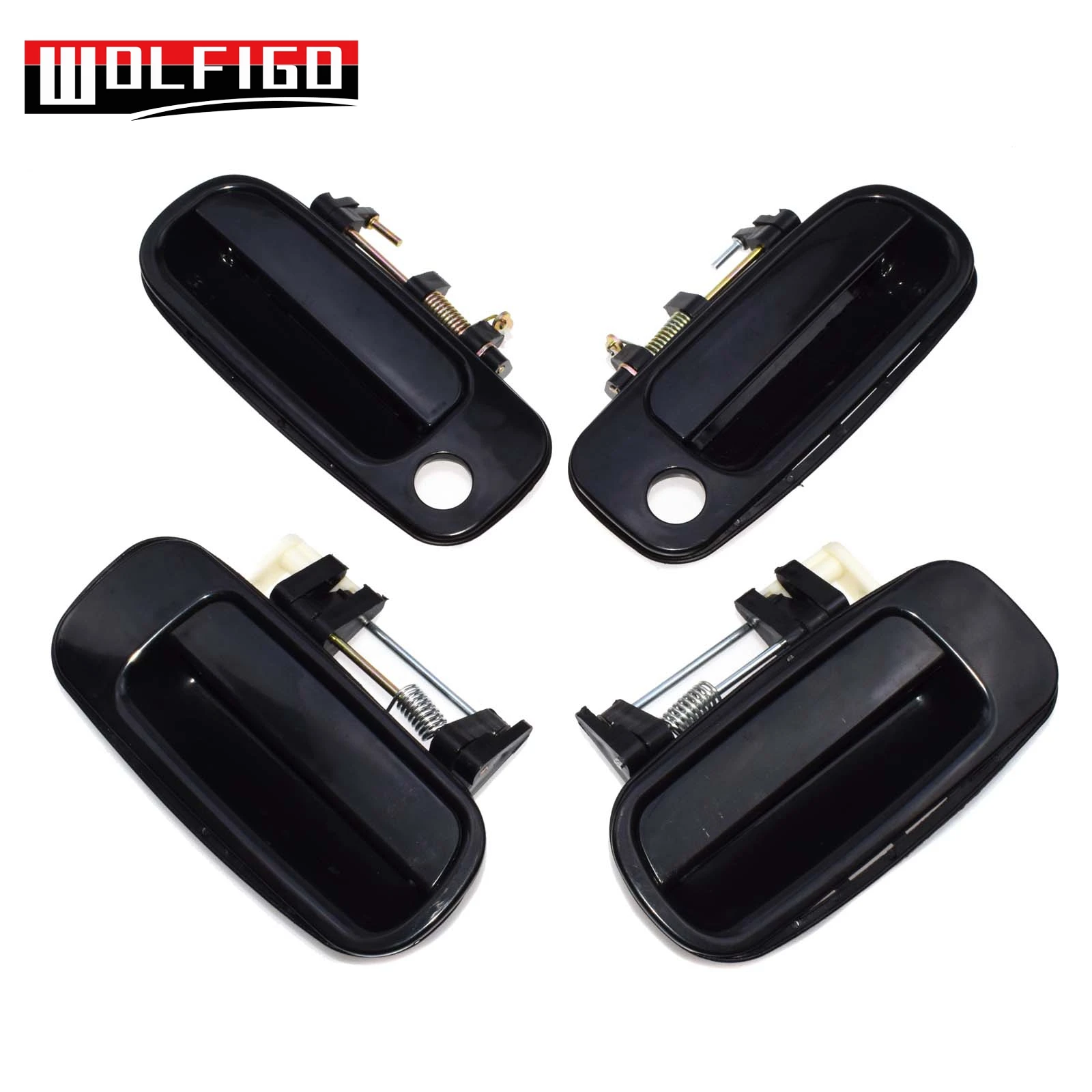 Fit 01-05 Hyundai Sonata inside Interior Front Left Right Side Black Door Handle