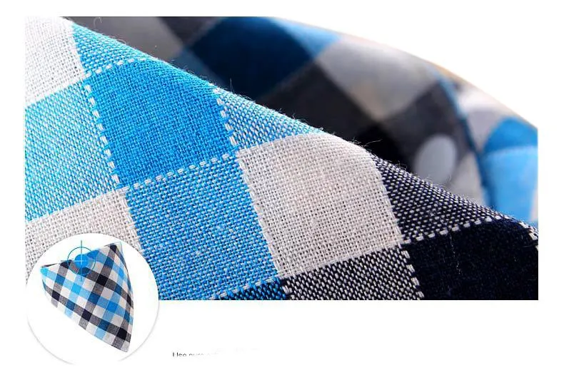 Plaid-Cotton-Gentleman-baby-boy-bandana-bibs-children's-bib-head-scarf-baby-saliva-bibs-mom's-care-bibs-bandanas-kids-scarves-6