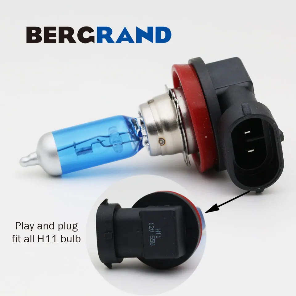 Luz HB3 9005 65 watt Auto Halogen H11 55 watt Scheinwerfer 4300 karat Xenon Nebel Lichter Birne Harte Glas Für toyota Verso/Highlander/Avalon 4 stücke
