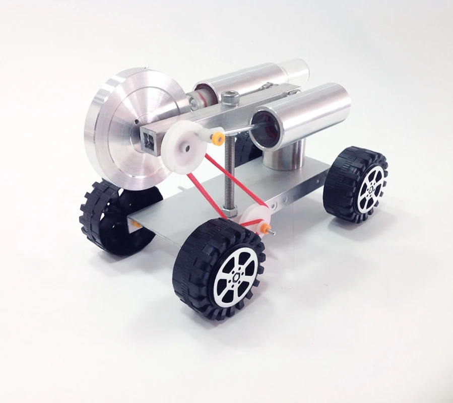 Mini Hot Creative Air Stirling Engine Motor Model Educational Toy Car