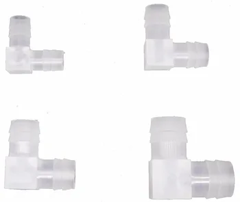 

50PCS 6MM Hose Barb Elbow Plastic Barbed Fitting Coupler Adapter Garden Micro Irrigation Water Connector