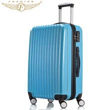 2016 NEW ABS PC Upright Wear resistant Travel Luggage Suitcase Unisex Hardside Cabin Case In Elegant
