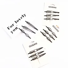 4Pcs set headwear hair accessories Hair Clips Bobby Pins Invisible Curly Wavy Grips Salon Barrette Hairpin