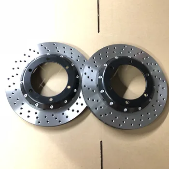 

Jekit 355*32mm drilled disc with black center cap and brake line and 6 pots sliver caliper for Mercedes Benz W460 - 280GE