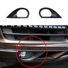JEAZEA 2 pz Accessori per lo styling Paraurti Anteriore Fendinebbia Lampada Auto di Alta Qualità Copre Griglie Trim Per Audi Q7 2010-2015