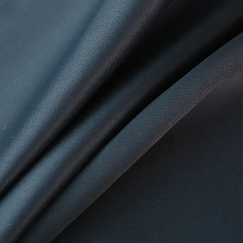 Красные полузатененные занавески s для гостиной Mdoren простые черные двухсторонние плотные шелковые жалюзи занавески ткани занавески для спальни-4