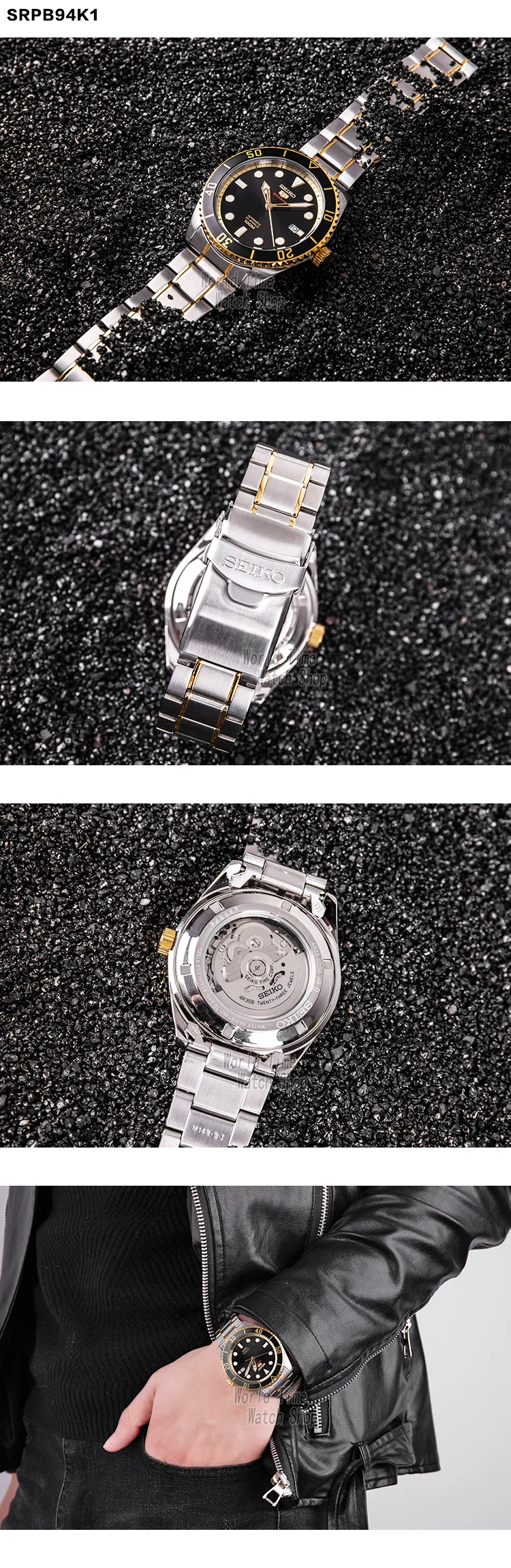 Seiko часы мужские 5 автоматические часы Топ бренд Роскошные спортивные мужские часы набор водонепроницаемые механические Военные часы relogio masculinoSNZ