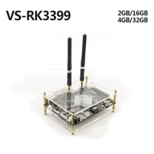 Mecool VS RK3399 DIY RK3399 Mali-T860 TV Box Super Development Board 4K 10Bit VP9 Android 7.1 Smart Media Player