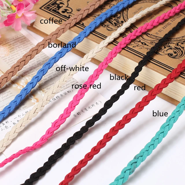 6.0 mm Round Leather Cord, 5 Meters Faux Suede Round Leather Cord Rope  String for Jewelry Making, Necklaces Bracelets, DIY - AliExpress