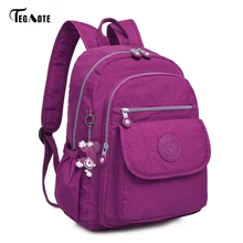 Tegaote ноутбук школа Рюкзаки для подростков Обувь для девочек Mochila женственный Рюкзаки Anti-Theft Водонепроницаемый Сумки для Для мужчин Для женщин