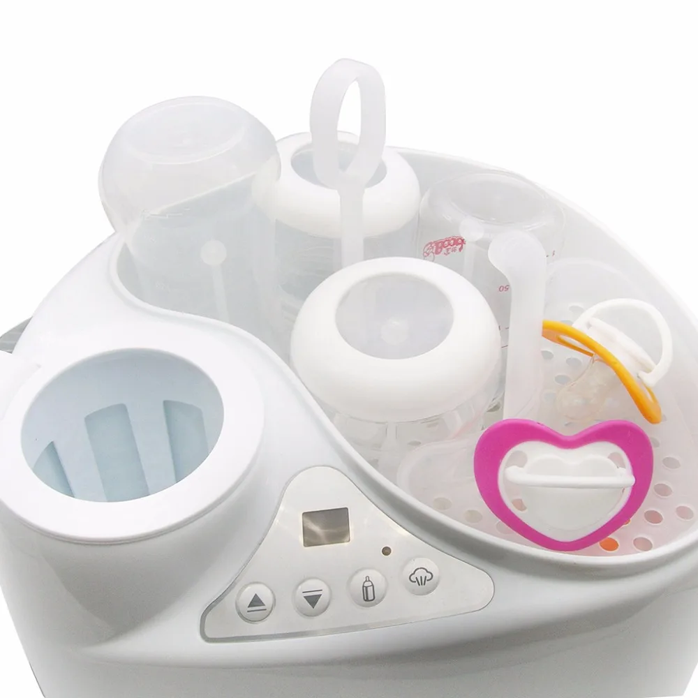 New 4 in 1 Baby Bottle Warmer Breast Sterilizer Multi-functional Breast Milk Heater Food Steam Heating Electric Sterilizer  (2)