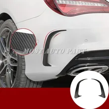 Nero Paraurti Posteriore Spoiler Air Vent Trim Copertura Per Benz CLA C117 W117 CLA45 AMG 2013-2018