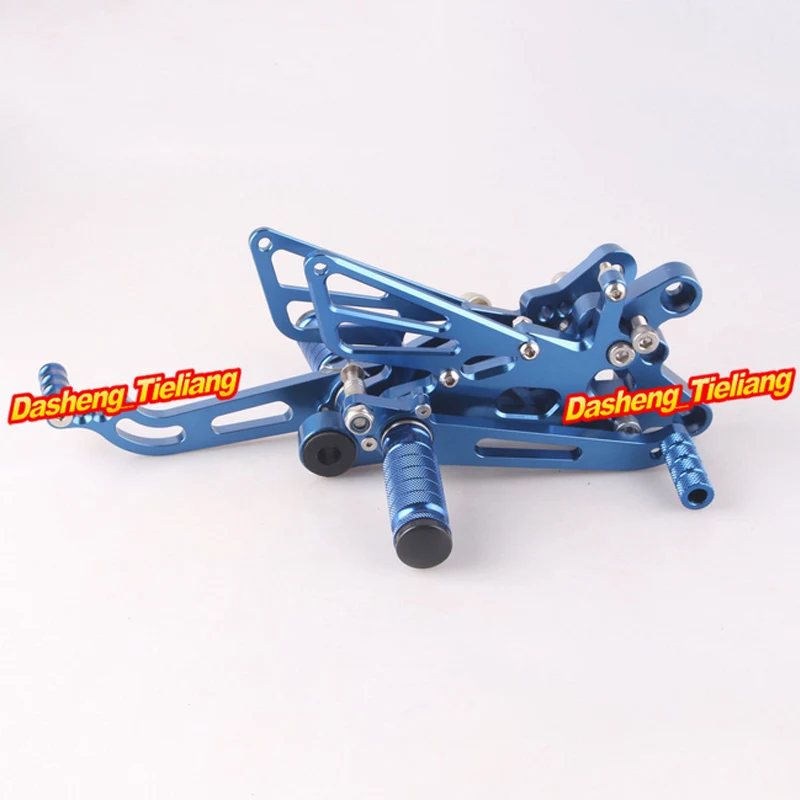 Adjustable Shift Foot Pegs Rear Set Footrests Kit For Yamaha YZF R6 2006 2007 2008 2009 2010 Motorcycle Accessory Parts