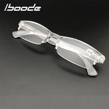 IBOODE Square Frameless Reading Glasses Women Men Rimless Presbyopic Eyeglasses Female Male Hyperopia Eyewear Optics Spectacles