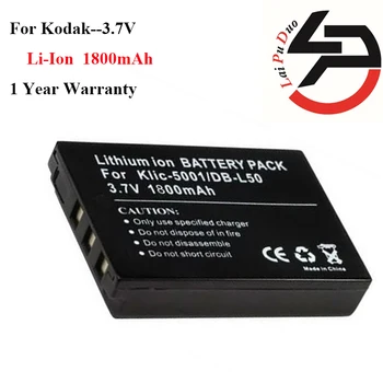 

High Quality 1800mAh New Replacement Battery For Kodak KLIC-5001 KLIC5001 DX7630 DX7440 DX7591 Z7590 Z730 Z760 P712 P880
