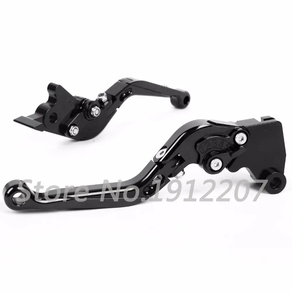 

For Ducati MTS1100/S 2007-2009 Foldable Extendable Brake Clutch Levers CNC Aluminum Alloy Folding&Extending Levers 2008 Black
