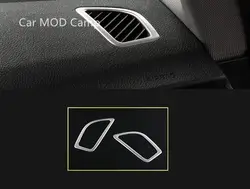 Для BMW 1 серии F20 2012-2017/BMW 2 серии Купе f22 2014-2017 Нержавеющая сталь подкладке верх air Vent Выход Обложка отделка 2 шт