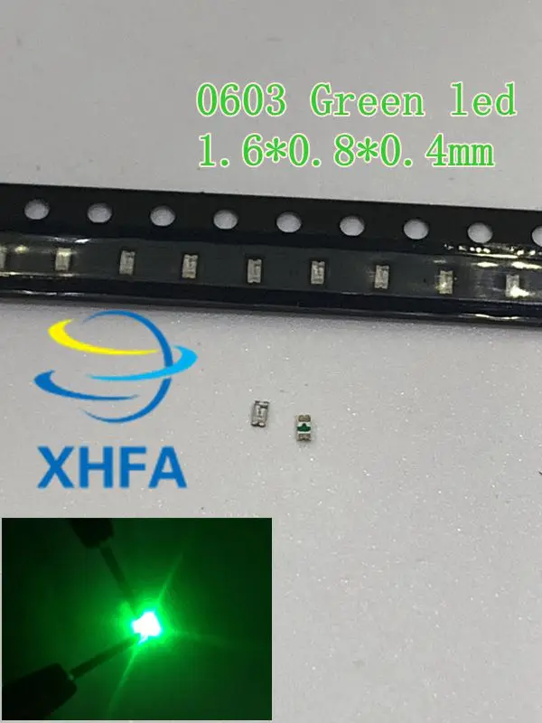 10 LED GIALLI GIALLO YELLOW SMT SMD0603 SMD 0603