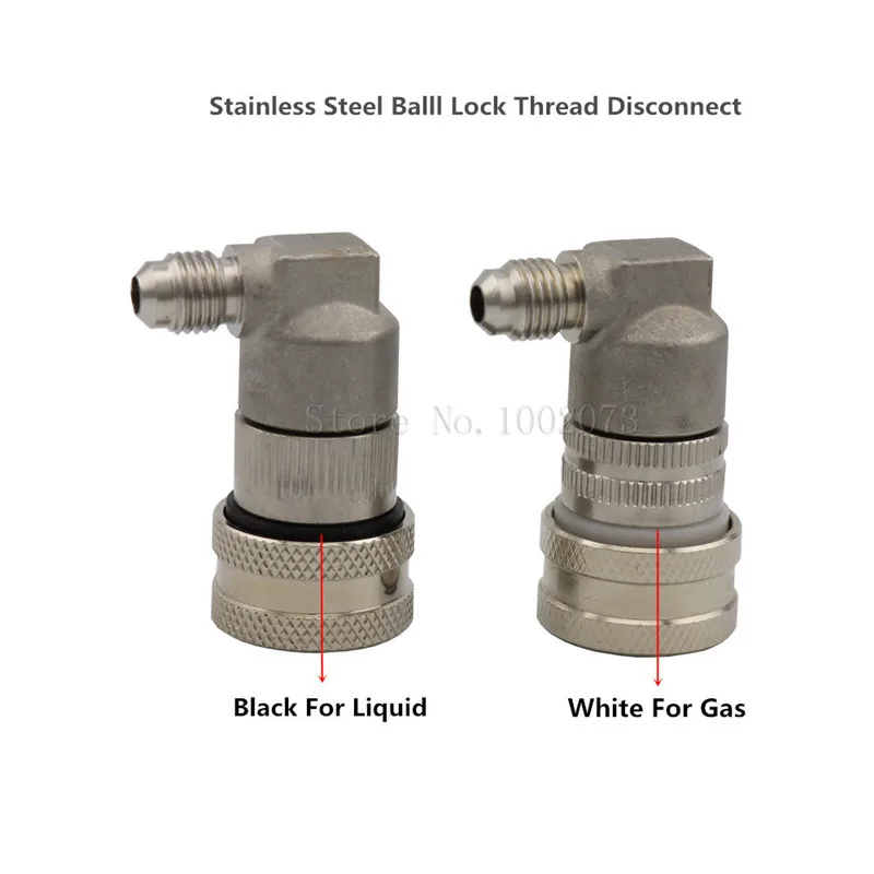 Отсоединение шарикового фиксатора из нержавеющей стали MFL нить жидкости и газа типа Корнелиус домашнее Сваренное пиво ремонт бочек разъем